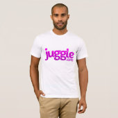 Juggle.comのロゴのワイシャツ Tシャツ (正面フル)