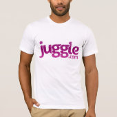 Juggle.comのロゴのワイシャツ Tシャツ (正面)
