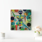 "Juggler" Wall Clock スクエア壁時計 (ホーム)