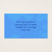 Juggling Panda Bear Personalized Gift Card Tag (裏面)