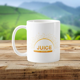 Juice Good Day Orange Yellow Mug コーヒーマグカップ
