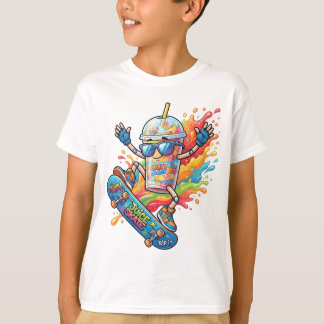 Juice Skate Rider | クールな夏のストリートウェアデザイン Tシャツ