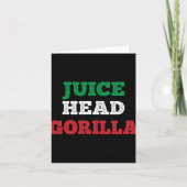 Juicehead Gorilla New Jersey Garden Nj Shore Itali カード (正面)