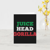 Juicehead Gorilla New Jersey Garden Nj Shore Itali カード (黄色い花)