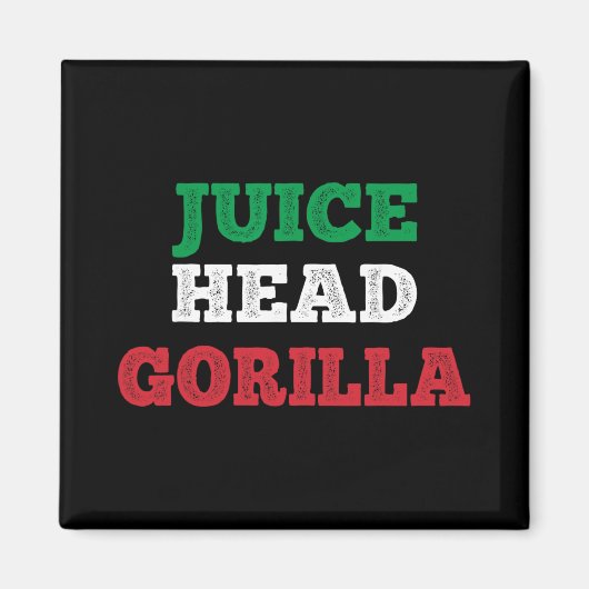 Juicehead Gorilla New Jersey Garden Nj Shore Itali マグネット (正面)
