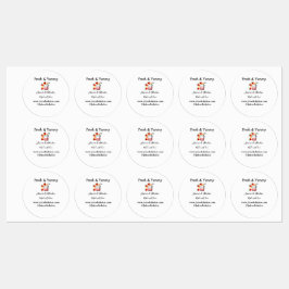 Juices & shakes restaurant business website social ラベル