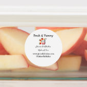 Juices & shakes restaurant business website social ラベル (貼付)