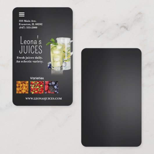 juices ui ux名刺 名刺 (正面/裏面)