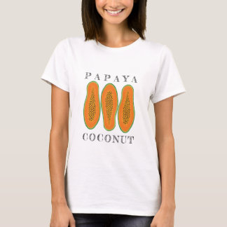 Juicy Papaya Coconut Tシャツ