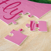 Juicy Pink Watermelon Fruit Melon Slice Child's ジグソーパズル (側面)