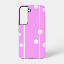 Juicy stripes and polka dots　ストライプスマートフォンケース samsung galaxy s22ケース