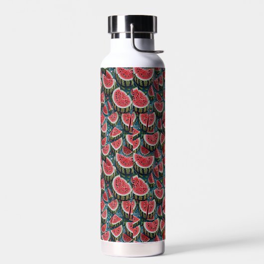 Juicy Watermelon Pattern Design 1 ウォーターボトル (左面)