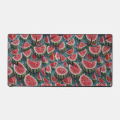 Juicy Watermelon Pattern Design 1 デスクマット (正面)