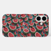 Juicy Watermelon Pattern Design 1 Case-Mate iPhoneケース (裏面 (横))