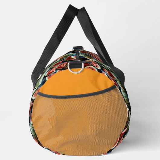 Juicy Watermelon Pattern Design 2 ダッフルバッグ (右)