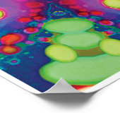 Jujuキネティックコラージュ万華鏡のように千変万化するパターンポスター ポスター (角)