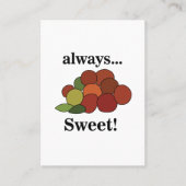 Jujube Fruit 名刺 (正面)