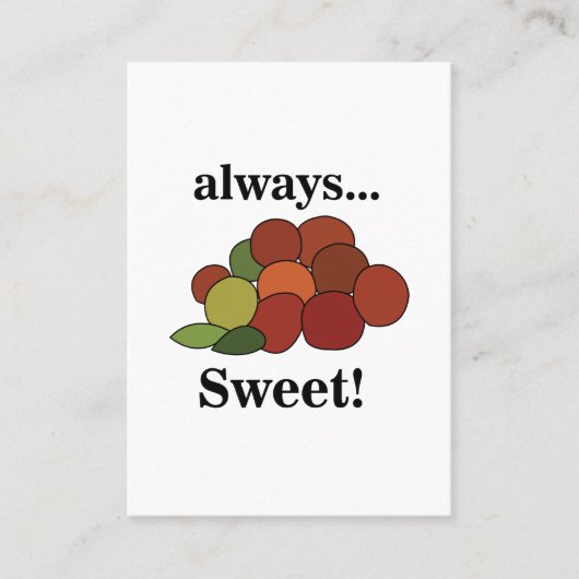 Jujube Fruit  名刺 (正面)