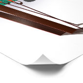 JukkasjerviスウェーデンNorthern lightsバケーションポスター フォトプリント (角)