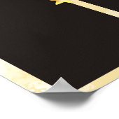 JUL-DEC従業員の今月の写真ディスプレイ ポスター (角)