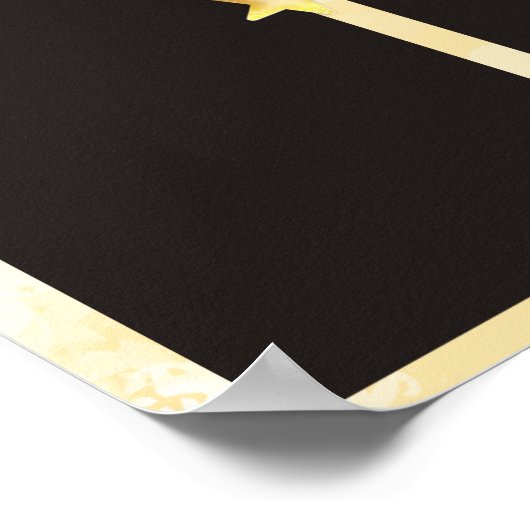 JUL-DEC従業員の今月の写真ディスプレイ ポスター (角)