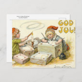 Jul Happy Christmas! by Jenny Nystrom ポストカード (正面/裏面)