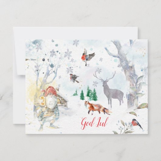 Jul Svensk Gnomes 招待状 (正面)