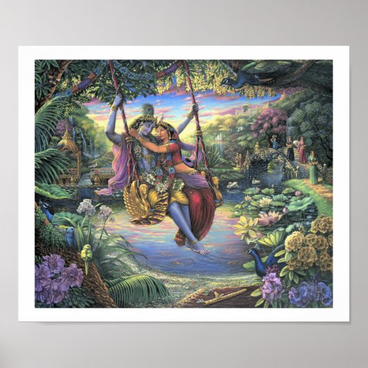 Julan Leela- The Swing Pastime -Print ポスター (正面)