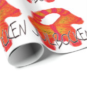 Julbockenスウェーデンのユール（キリスト降誕祭）のヤギのギフト ラッピングペーパー (ロールコーナー)