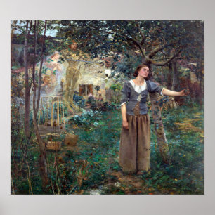 Jules Bastien-Lepage Joan of Arc ポスター