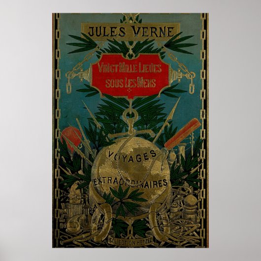 Jules Verne Extraordinary Voyages ポスター (正面)