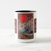 JULES VERNE "TWO COVERS" (1878 & 1898) マグカップ (中央)