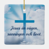 Julgransprydnad Keramik — Gud beskydde セラミックオーナメント (裏面)