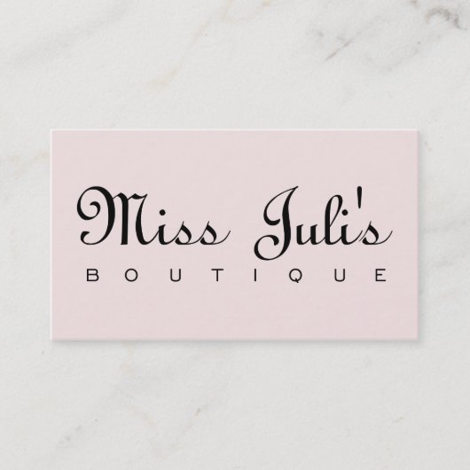 Juliの名刺、3.5"をx 2.0"、100パック恋しく思って下さい 名刺 (正面)