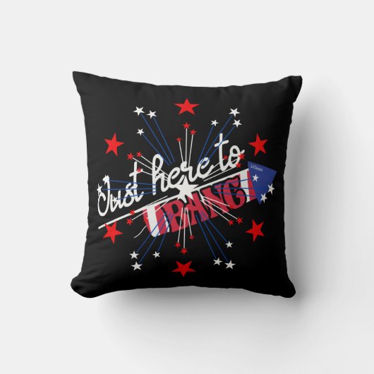 Juli花火おもしろいの4回目 クッション (正面)