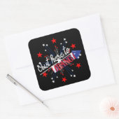 Juli花火おもしろいの4回目 スクエアシール (封筒)