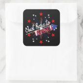 Juli花火おもしろいの4回目 スクエアシール (バッグ)