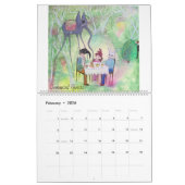 Juli Cady Ryan's Surreal Art Calendar 2025 カレンダー (2月 2026)