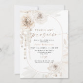 JULIAボホフローラパール&プロセッコブライダルシャワー 招待状 (正面)