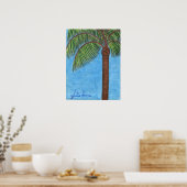 Julia HannaによるPalm Treeのポスター ポスター (キッチン)