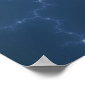 Julia In Blue - Fractal Art ポスター (角)