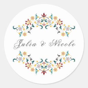 Julia & Nicole ラウンドシール