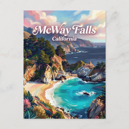 Julia Pfeiffer Burns California ポストカード (正面)