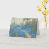 Julian Onderdonk - A Hillside of Bluebonnets カード (黄色い花)
