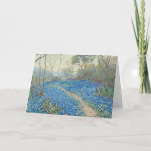 Julian Onderdonk - A Hillside of Bluebonnets カード