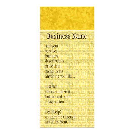 Juliannaの棚カード ラックカード (正面)