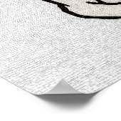 Julie de Graagのポスターによる猫の座り ポスター (角)