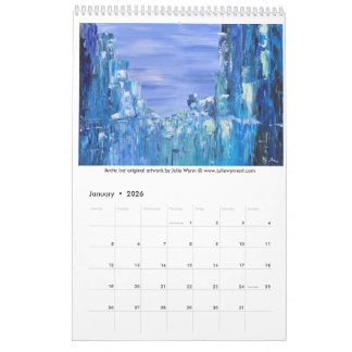 Julie Wynn New Art Calendar 2026 カレンダー