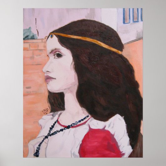 Julietの勉強ポスター長 ポスター (正面)