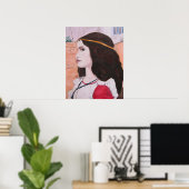 Julietの勉強ポスター長 ポスター (ホームオフィス)